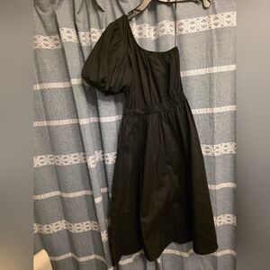 Altar'd State Black One-Shoulder Dress Size XSMALL